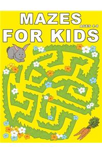 Mazes For Kids Ages 4-8