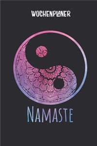 Wochenplaner mit Namaste Yin Yang Mandala