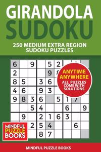 Girandola Sudoku: 250 Medium Extra Region Sudoku Puzzles