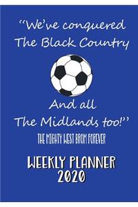 West Brom Weekly Planner 2020
