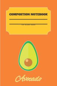 Avocado Composition Notebook 120 Pages