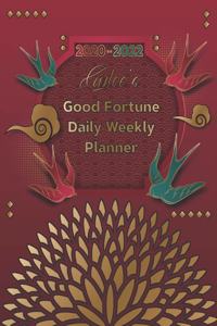 2020-2022 Carlee's Good Fortune Daily Weekly Planner: A Personalized Lucky Three Year Planner With Motivational Quotes