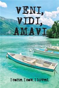 Veni, Vidi, Amavi. I came. I saw. I loved.