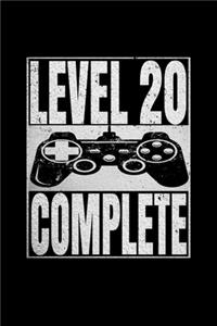 Level 20 Complete