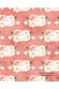 Cute Dotted Notebook