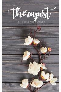 Therapist schedule and planner