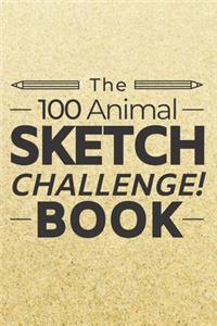 100 Animal Sketch Challenge Book