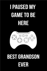 I Paused My Game To Be Here Best Grandson Ever