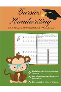 Cursive Handwriting Workbook For Kids Beginners