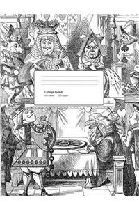 Alice in Wonderland Courtroom Composition Book