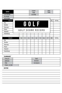 Golf Score Record