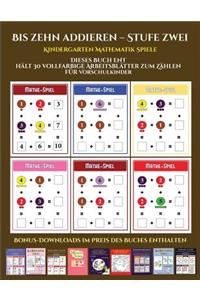 Kindergarten Mathematik Spiele (Bis zehn addieren - Stufe zwei)