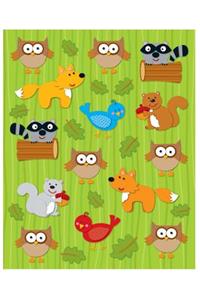 Woodland Animals Shape Stickers