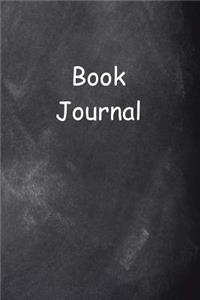 Book Journal Chalkboard Design