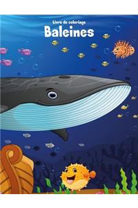 Livre de coloriage Baleines 1