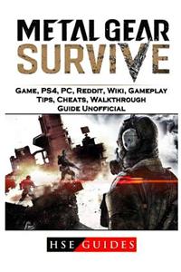 Metal Gear Survive Game, Ps4, Pc, Reddit, Wiki, Gameplay, Tips, Cheats, Walkthrough, Guide Unofficial