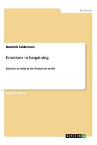 Emotions in bargaining