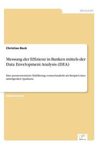 Messung der Effizienz in Banken mittels der Data Envelopment Analysis (DEA): Eine praxisorientierte Einführung veranschaulicht am Beispiel einer mittelgroßen Sparkasse