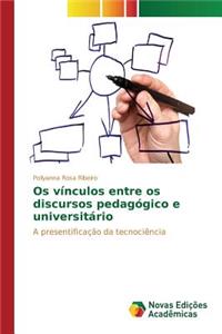 Os vínculos entre os discursos pedagógico e universitário