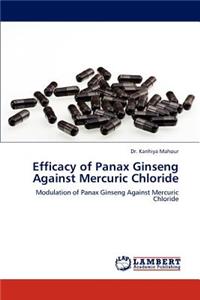 Efficacy of Panax Ginseng Against Mercuric Chloride