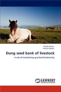 Dung seed bank of livestock