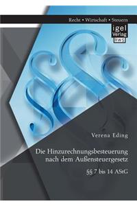 Hinzurechnungsbesteuerung nach dem Außensteuergesetz