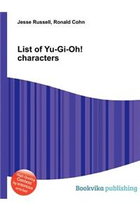 List of Yu-Gi-Oh! Characters