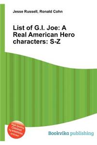 List of G.I. Joe