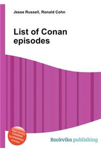 List of Conan Episodes