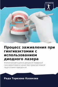 Процесс заживления при гингивэктомии с ис