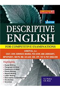 DESCRIPTIVE ENGLISH (For All Competitive Examinations)