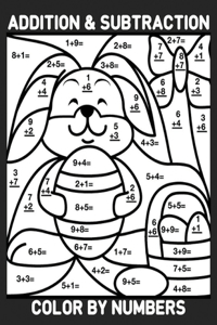 Addition & Subtraction Color By Numbers