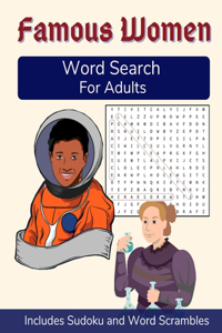 Famous Women Word Search For Adults