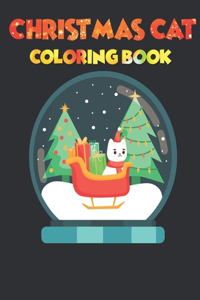 Christmas Cat Coloring Book