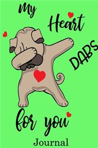 My Heart Dabs for You Journal