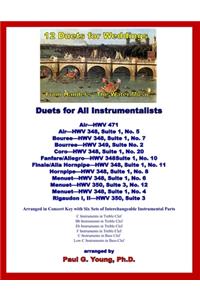 12 Duets for Weddings from Handel's 