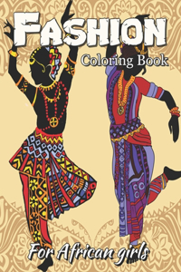 Fashion Coloring Book For African Girls