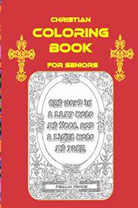 Christian Coloring Book For Seniors