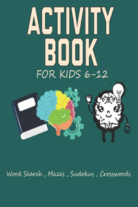 Activity book for kids 6-12