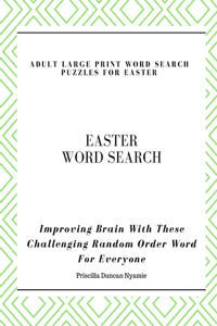 Easter Word Search - Adult Large Print Word Search Puzzles for Easter