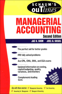 EBK Schaum's Outline of Managerial Accou