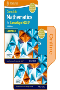 Complete Mathematics for Cambridge Igcserg Student Book (Extended)