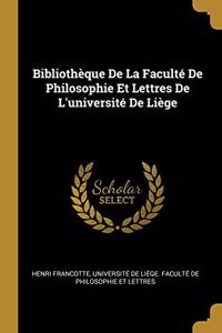 Bibliothèque De La Faculté De Philosophie Et Lettres De L'université De Liège