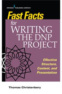 Fast Facts for Writing the Dnp Project