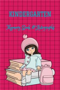 Kindergarten Memory Book and Autographs