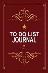 To do list journal: Daily tasks writing notebook 120 pages 6x9 - Memory improvement gift