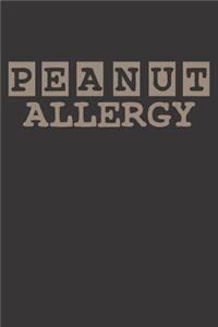 Peanut Allergy Notebook
