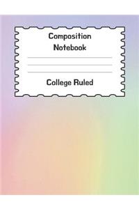 Composition Notebook College Ruled
