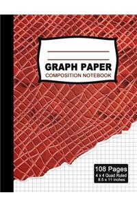 Graph Paper Composition Notebook