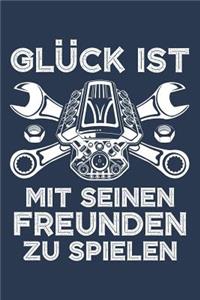 Glück Ist Mit Seinen Freunden Zu Spielen
